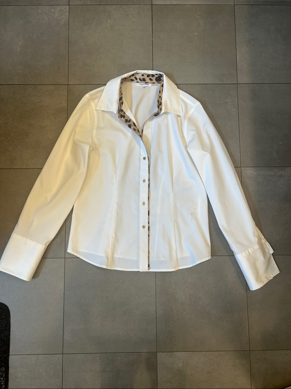 Calvin Klein Long Sleeve Collared Button Down Shirt